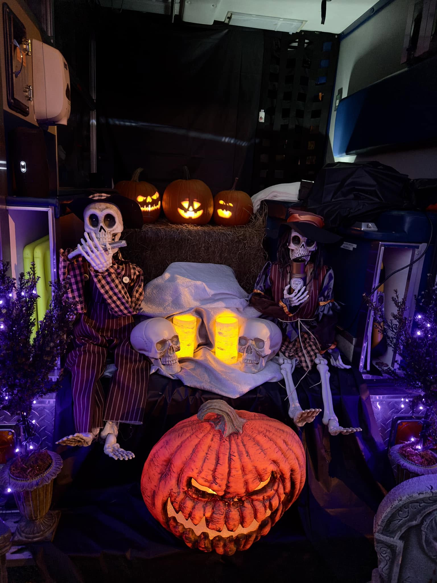 Ladies Auxiliary Halloween display