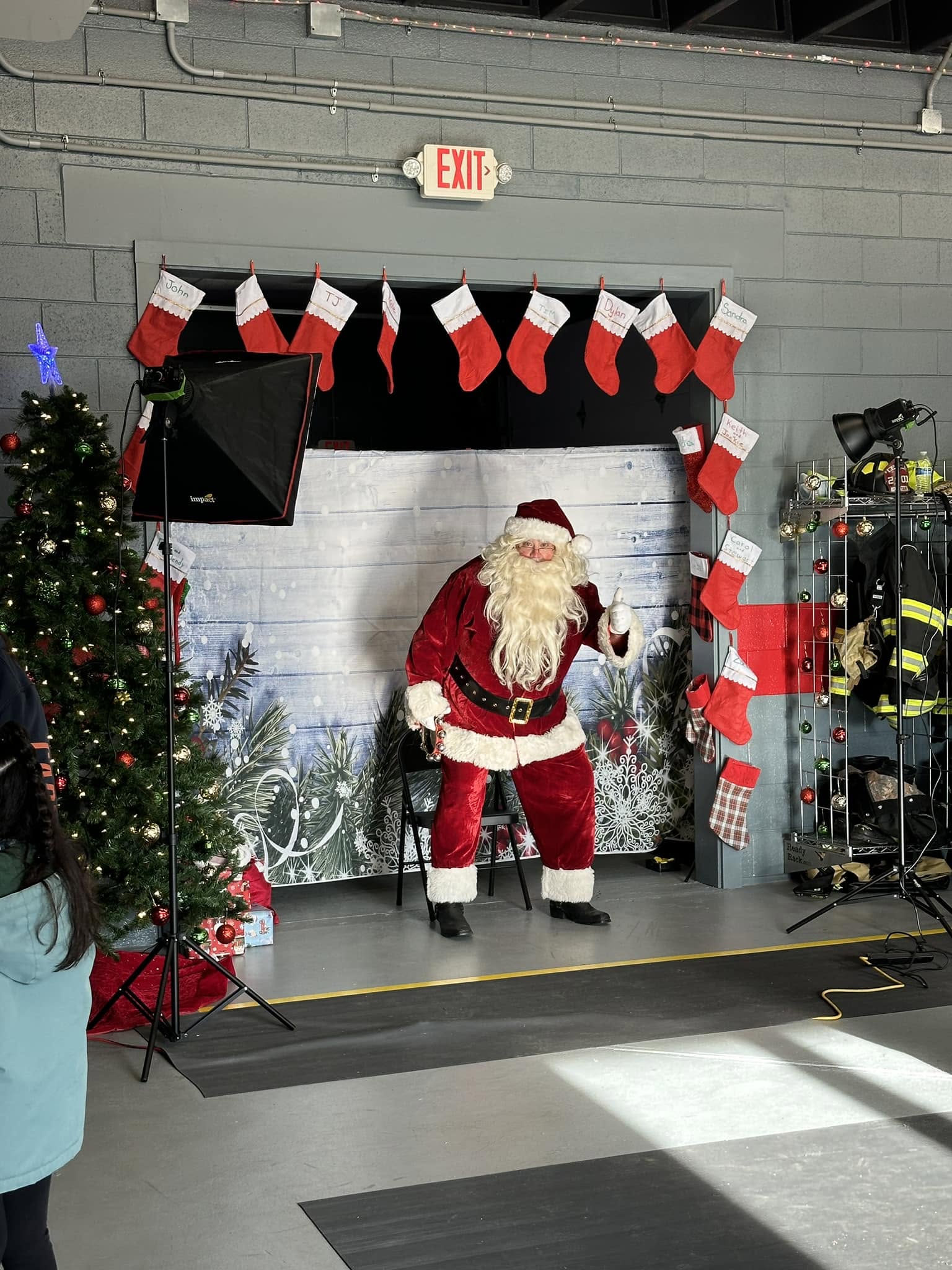 Ladies Auxiliary holiday event display